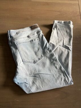 Express Mid Rise Legging Jeans Light Wash Size 16S